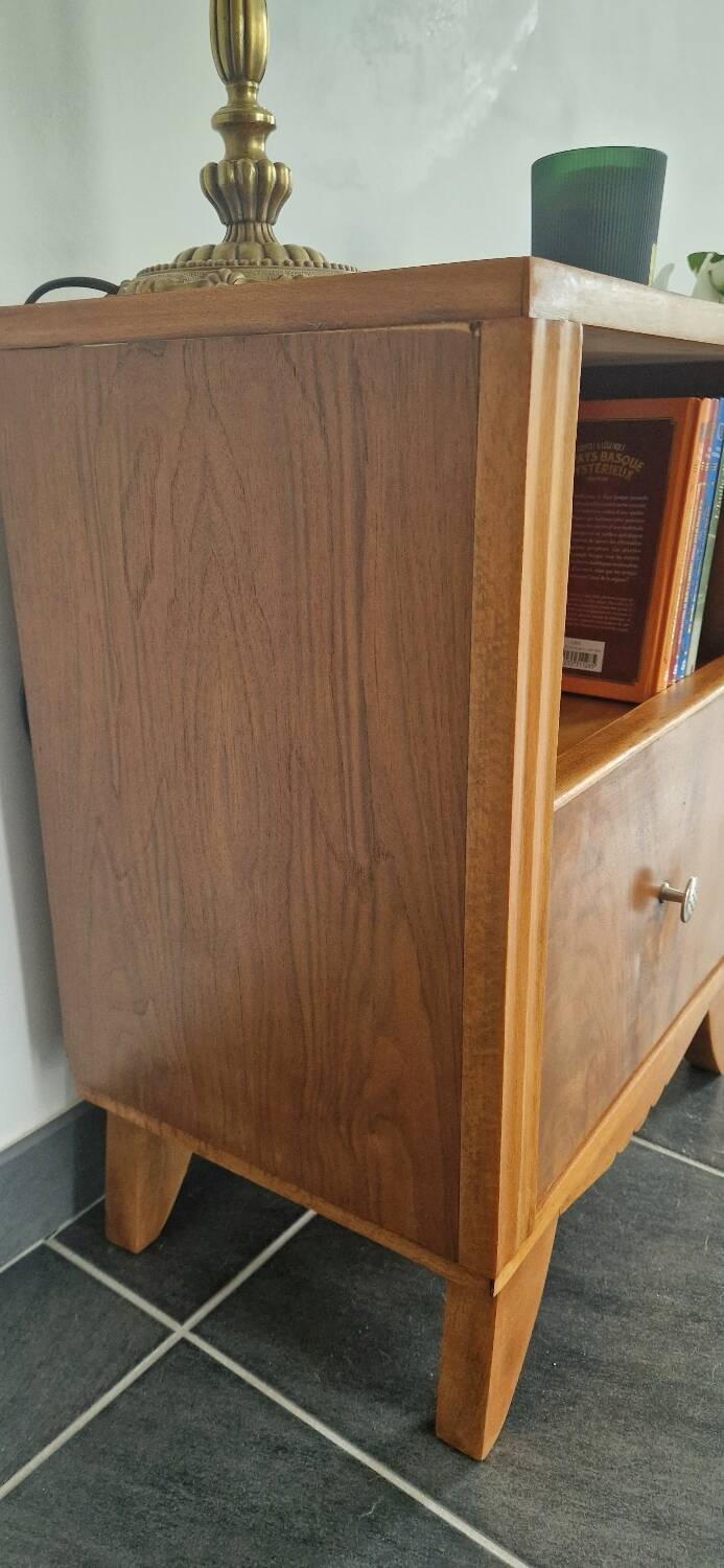 Art Deco low cabinet in rosewood