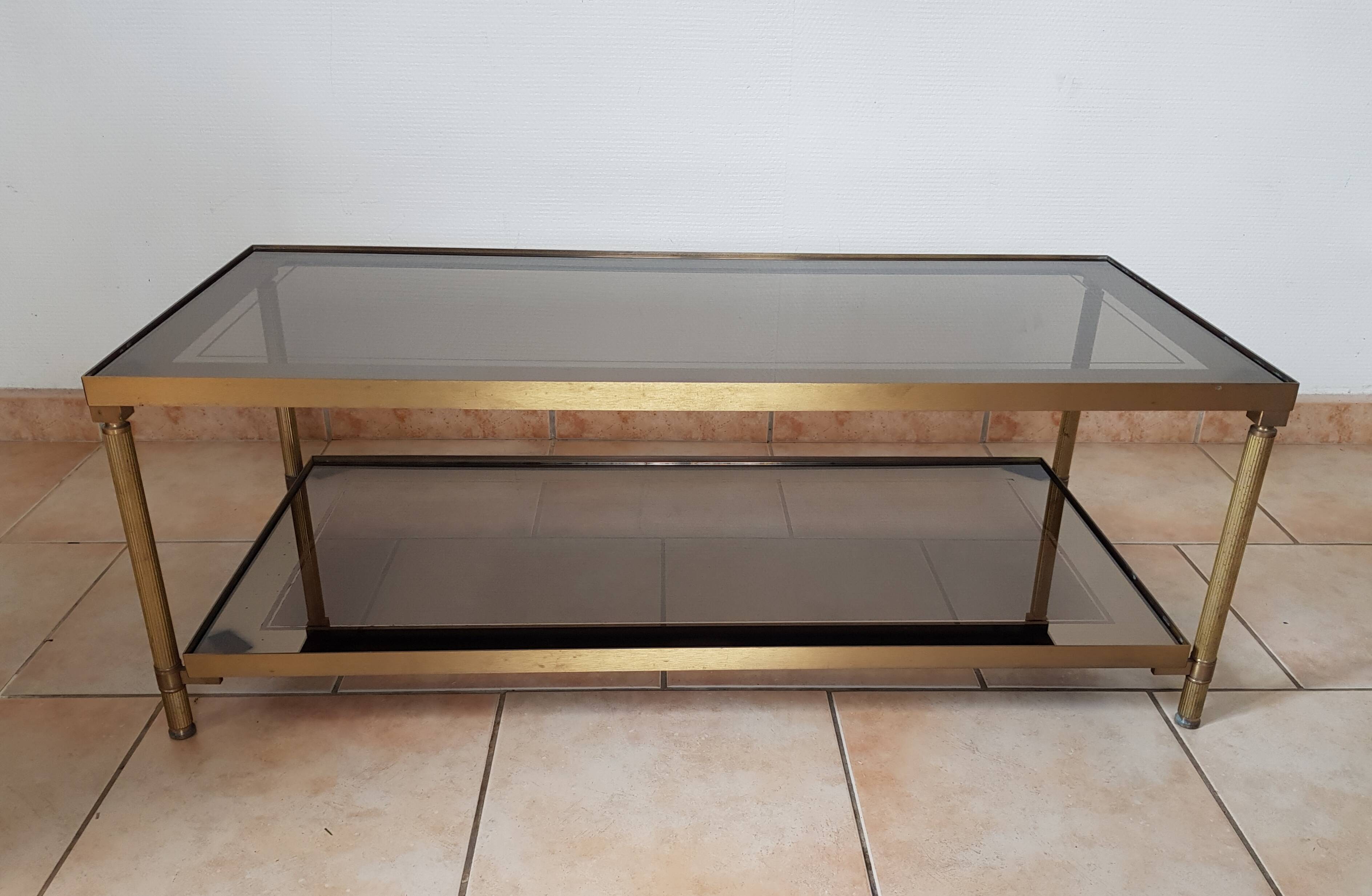 Brass coffee table 1950