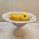Coupe à Fruits Compotier en Céramique Tressée