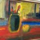 Huile sur toile suédoise – "Nature morte" par ÅKE CARLSSON