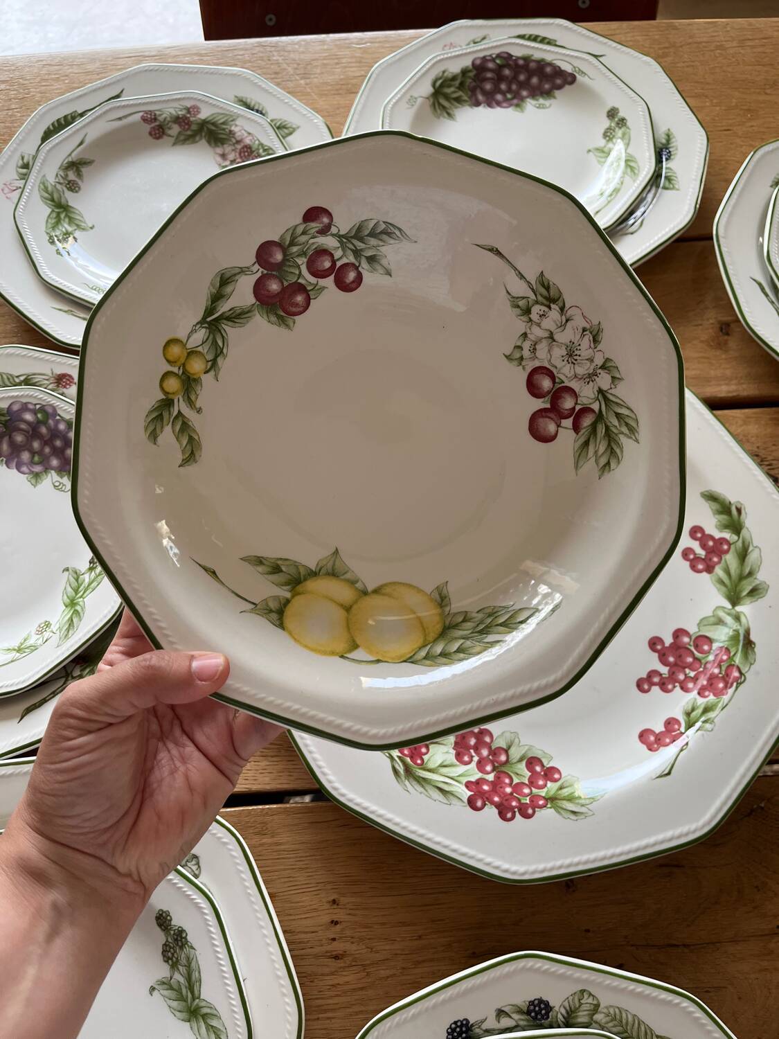 Service vaisselle anglaise