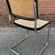 Set of 4 vintage chairs  Cesca B32 in black and chrome