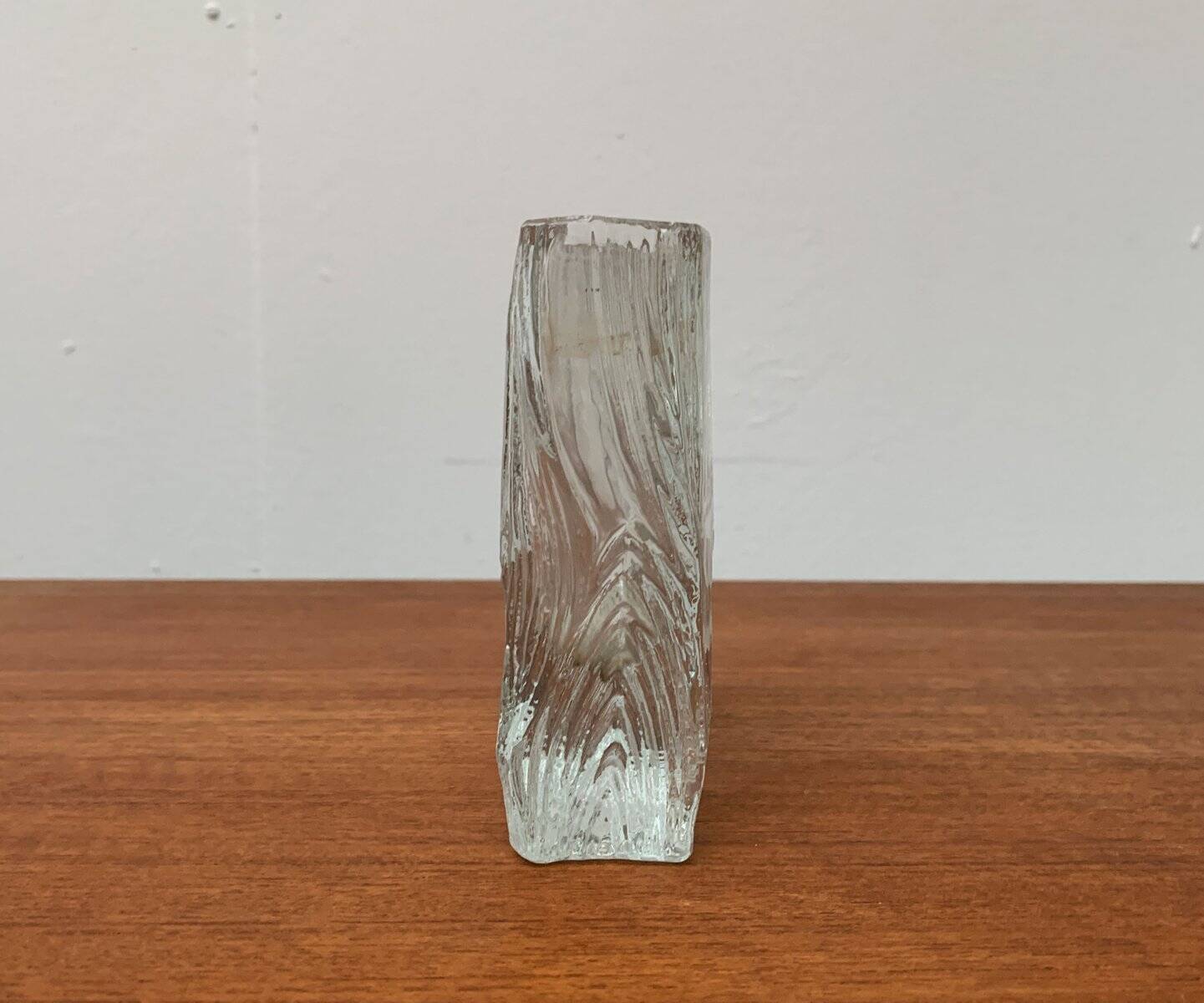 Vintage Glass Block Vase