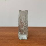 Vintage Glass Block Vase
