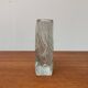 Vintage Glass Block Vase