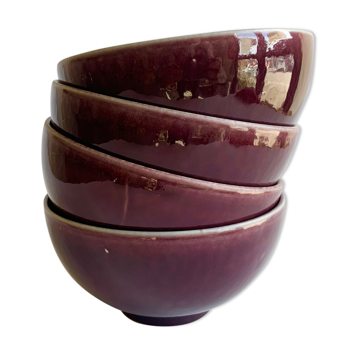 Jars Tourron Aubergine Bowls