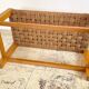 Stool bench wood and rope vintage bohemian spirit