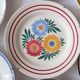 Set of 10 flower wall plates