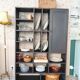 Cabinet with lockers
