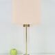 Vintage Regency Acrylic & Brass Table Lamp, Italy, 1970s