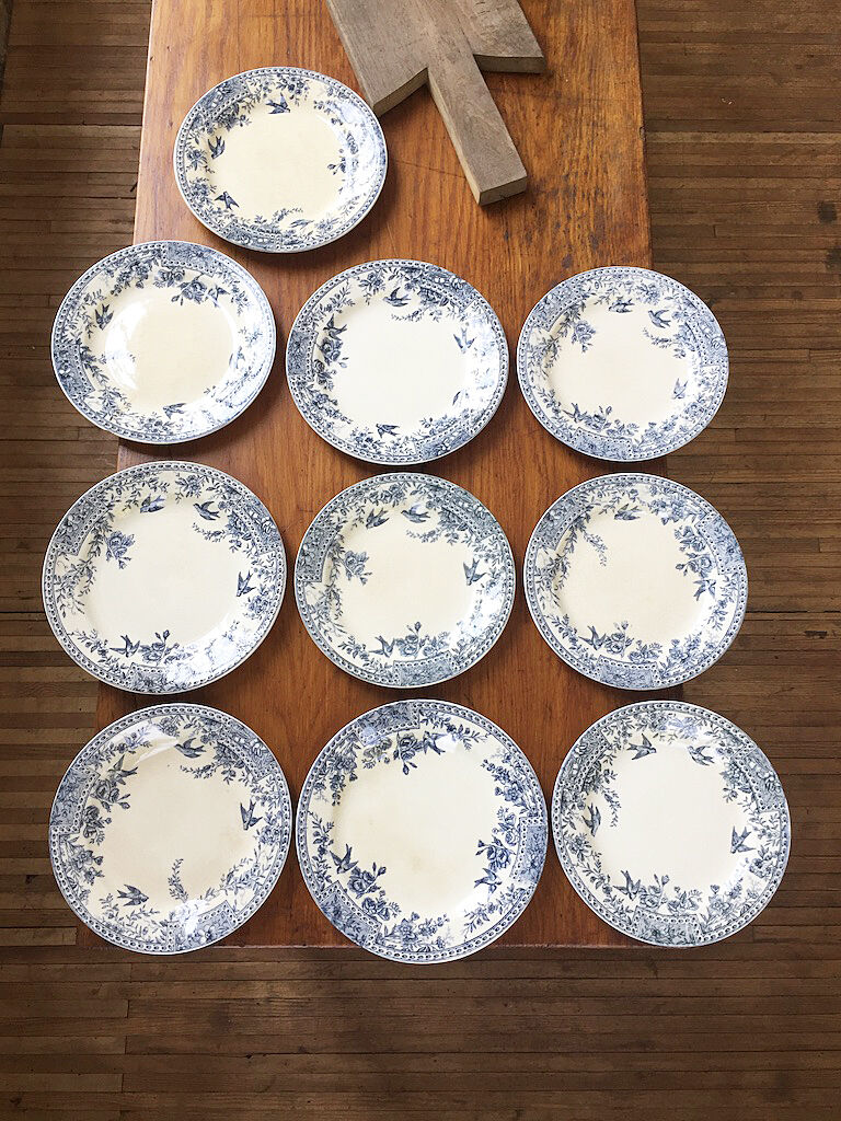 Set 10 plates Fer Fer Cerès