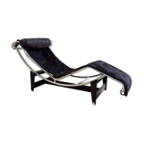 LC4 long chair in foal by Le Corbusier for Cassina