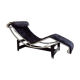 LC4 long chair in foal by Le Corbusier for Cassina