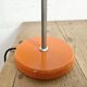 Lampe de table hongroise orange vintage d'Elektrofem, années 1970