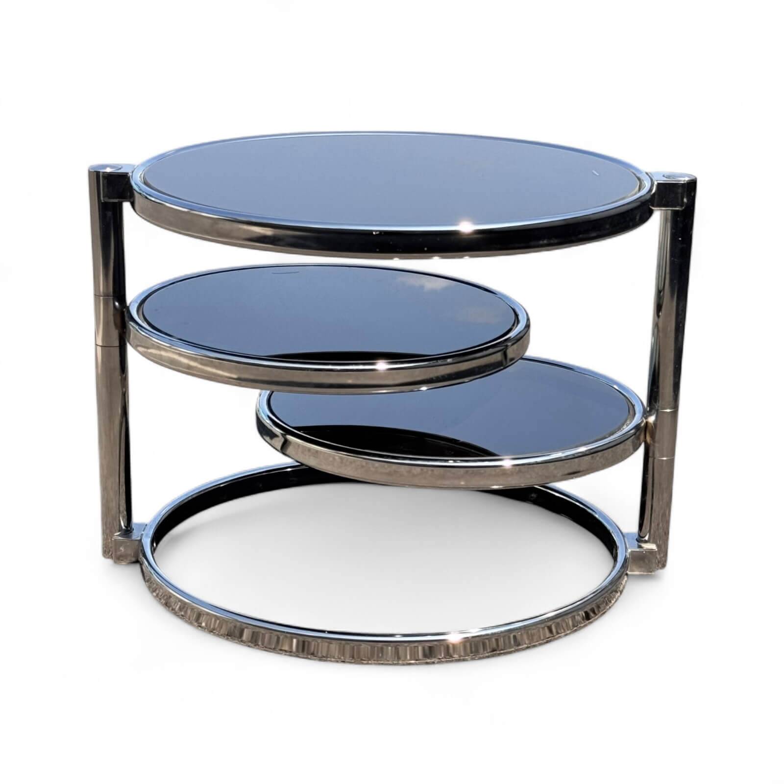 Leitmotiv-Swivel 3-tier coffee table