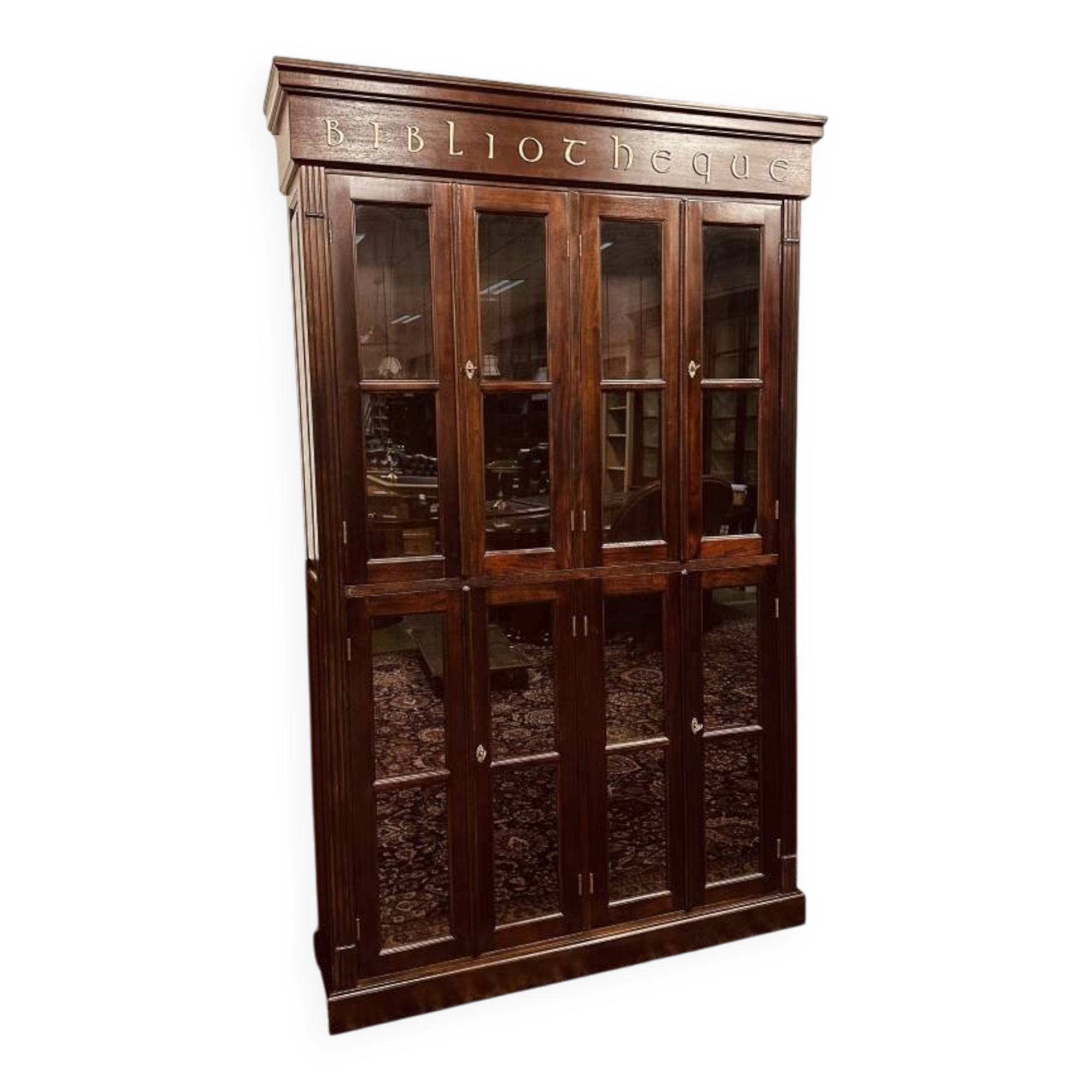 Classic English Bibliotheque Bookcase