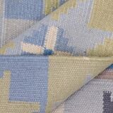 Tapis Röllakan suédois en laine tissée main, années 1960