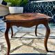 Walnut coffee table in Louis XV style, 19th century.