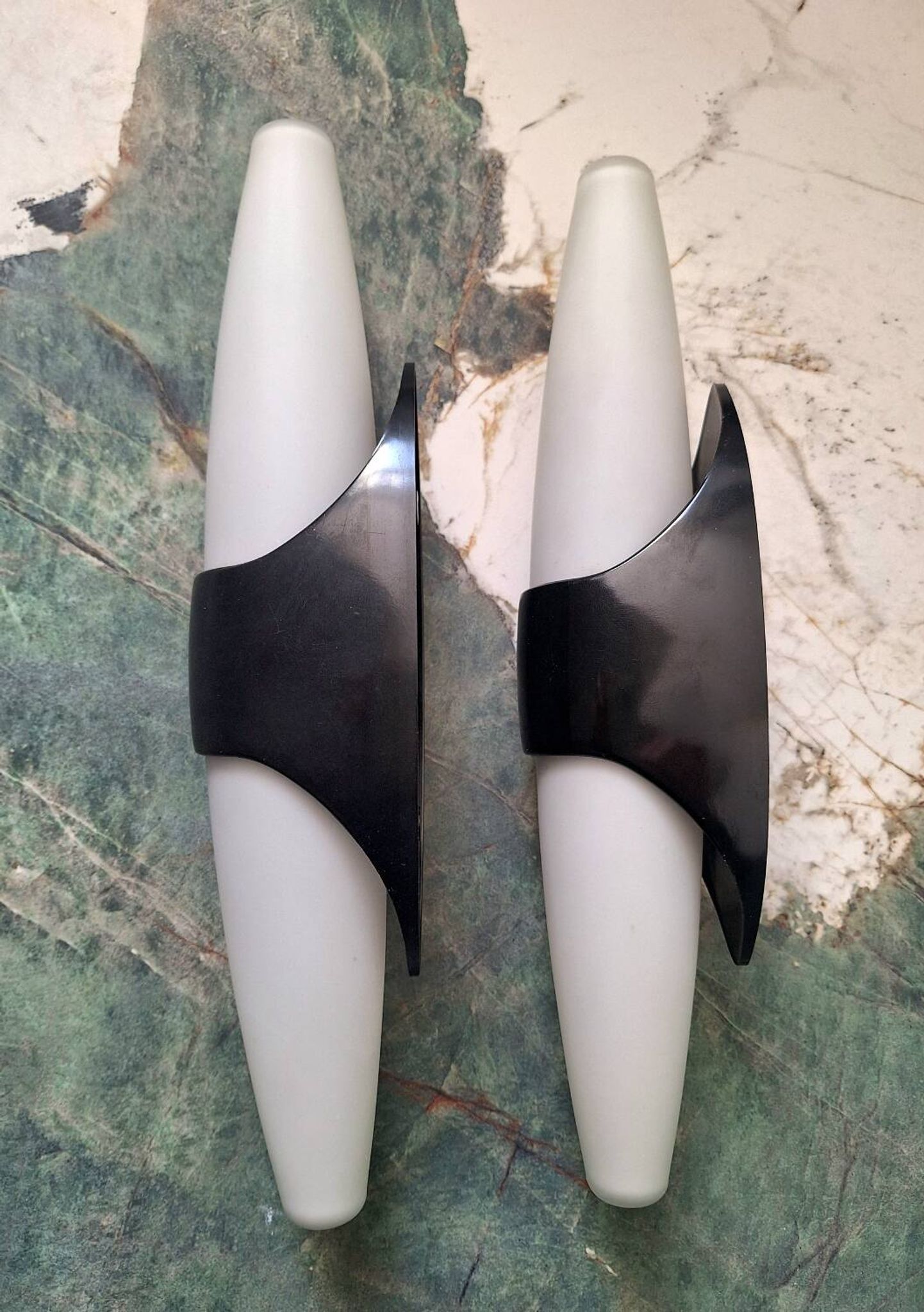 Pair of vintage Bo Niko wall lights, vintage design lighting