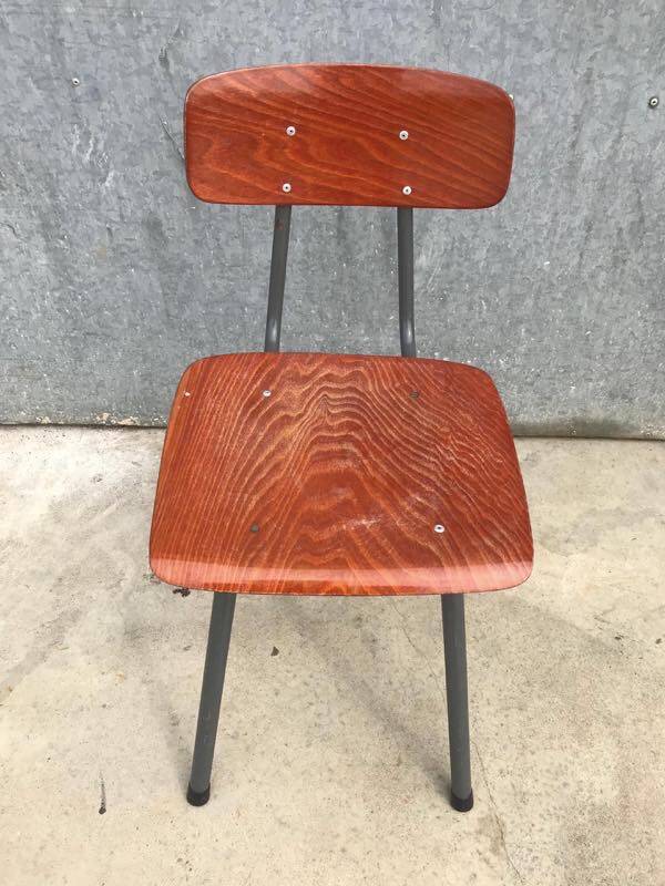 Vintage Pagholz chair in moulded wood and metal, 1960s