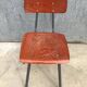 Vintage Pagholz chair in moulded wood and metal, 1960s