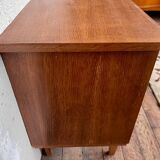 Pair of vintage oak bedside tables, 1960s