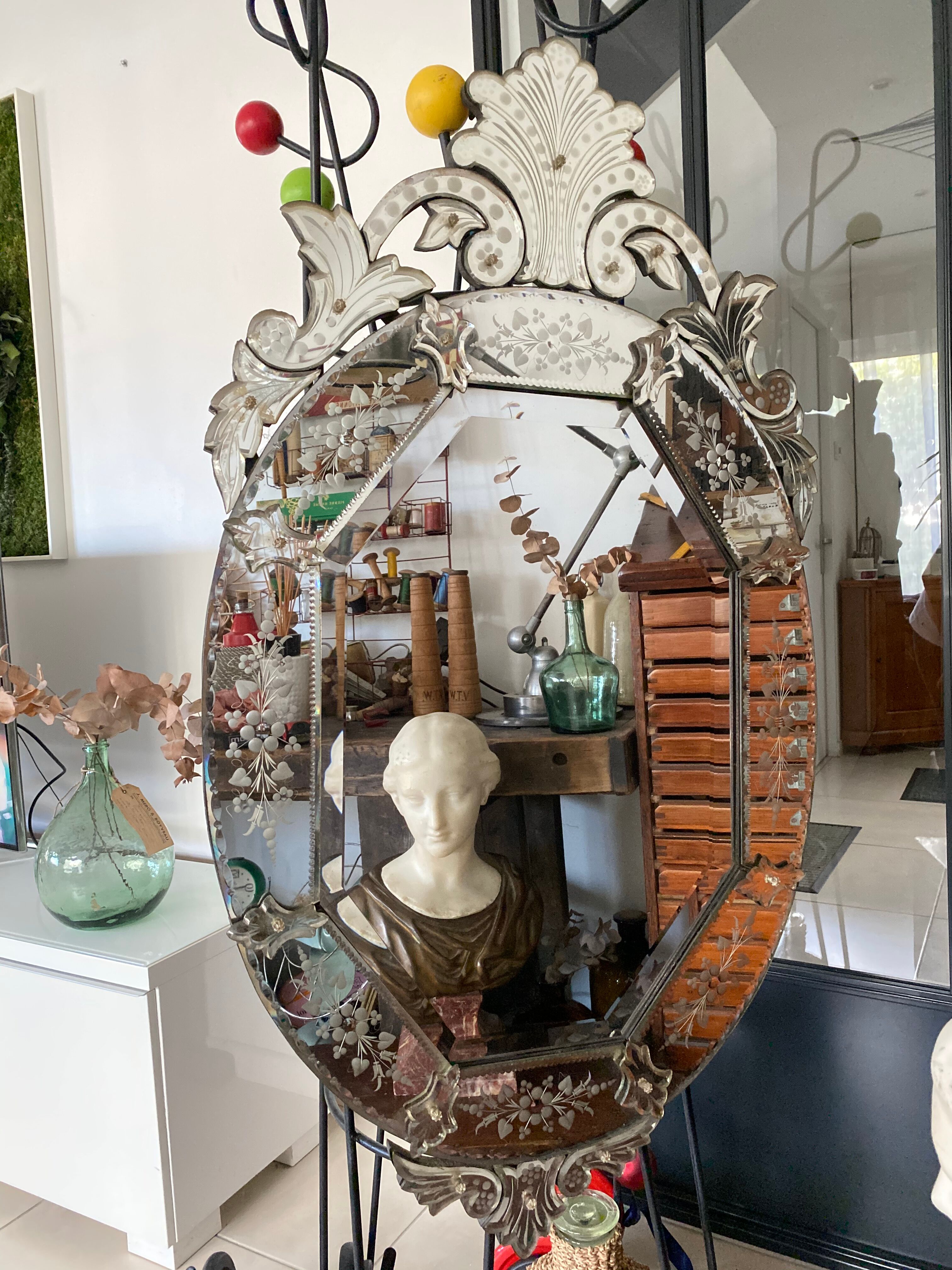 Old Venetian mirror