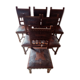 6 chaises style Henri ll