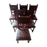 6 chaises style Henri ll