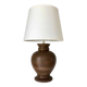 Lampe pied en terre cuite