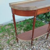 Console en bois style louis XVI