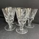 2899 – 5 Saint Louis wine glasses Jersey service In strong cut crystal