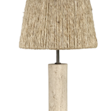 Travertine lamp