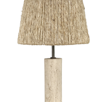 Travertine lamp