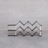 Architectural french mid-century library shelving