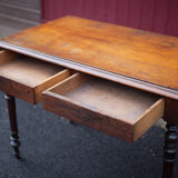 Table or desk Louis Philippe with two drawers