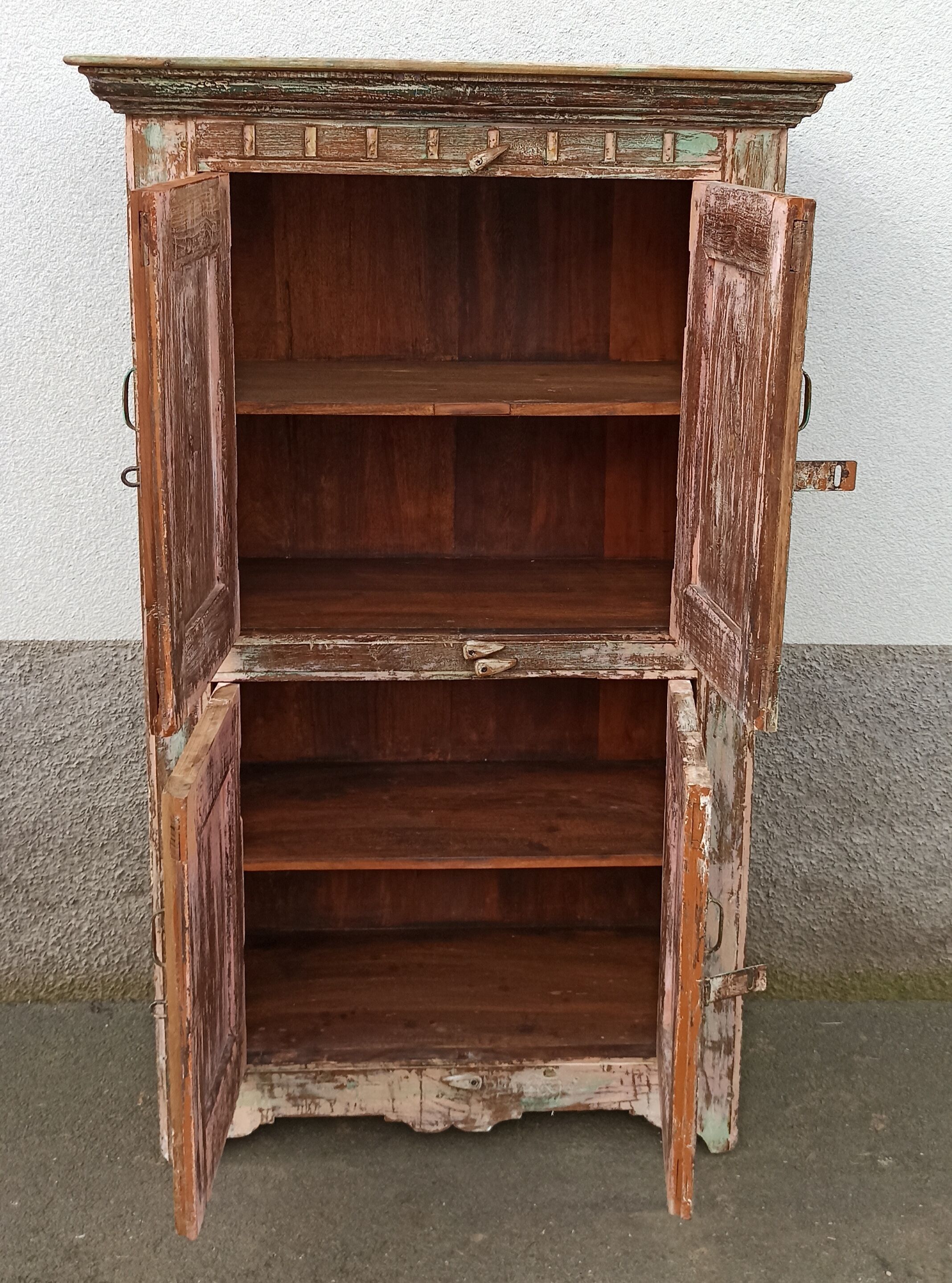 Antique wooden wardrobe