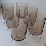 6 Luminarc glasses suede collection n°2