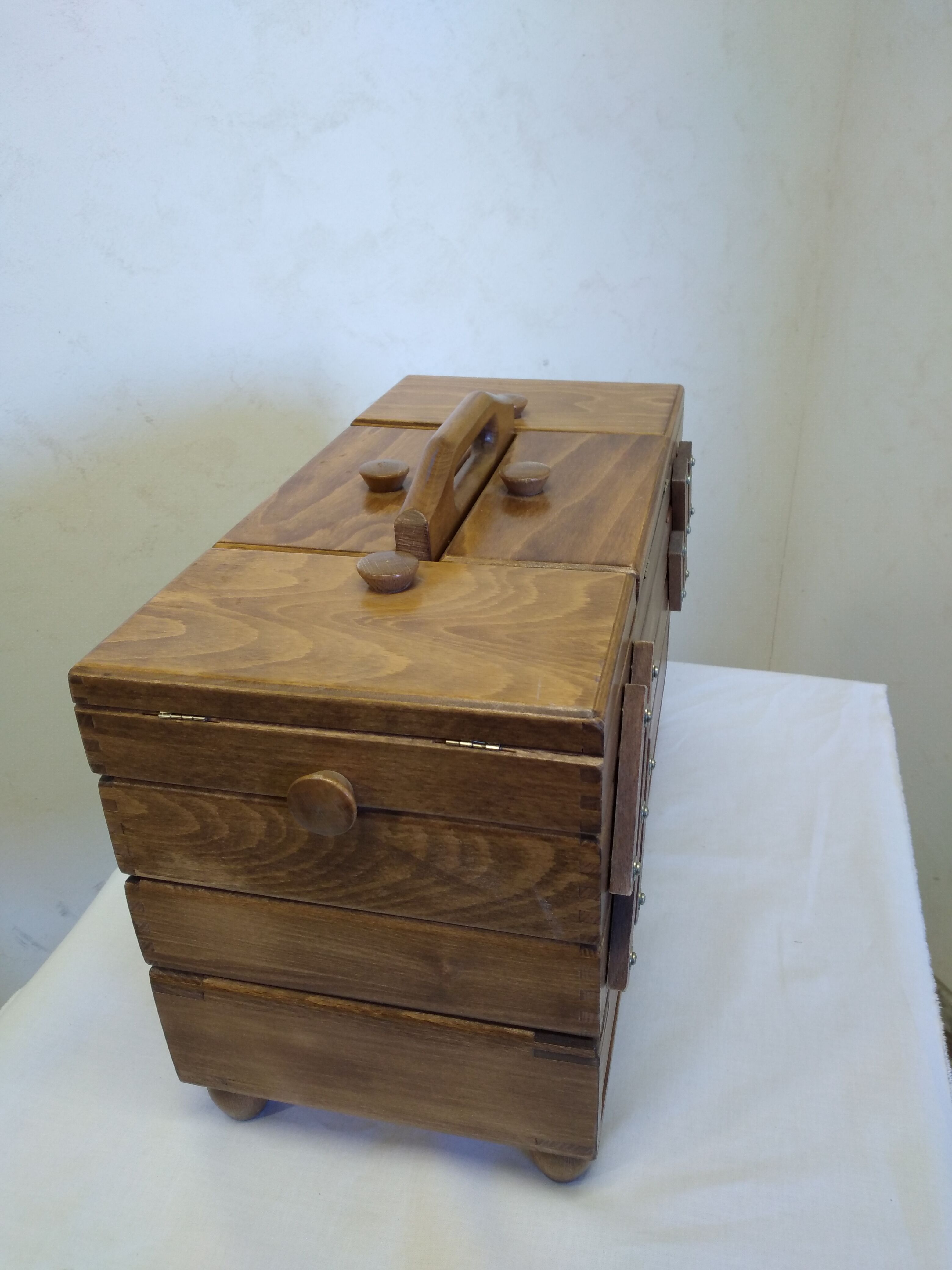 Vintage sewing basket