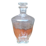 Moulded glass carafe