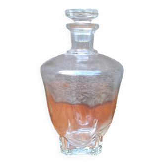 Moulded glass carafe