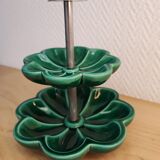 Two-level ceramic aperitif servant