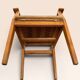 Mid-century armchair in blonde beech
