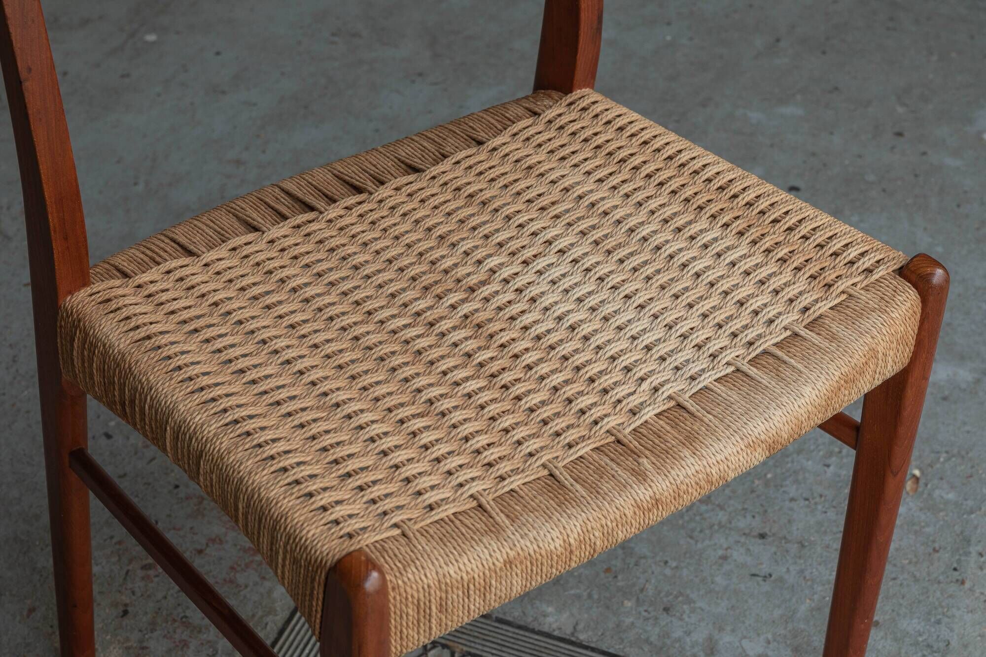 Set of 8 'GS61' dining chairs by Arne Wahl Iversen