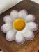 Divided plate, large ceramic flower, Italy