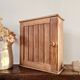 Small antique raw wood cupboard