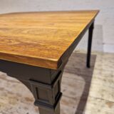 Esstisch "Telegrafen Tisch" Pitchpine quadratisch