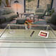 Table basse Altuglass et verre David Lange