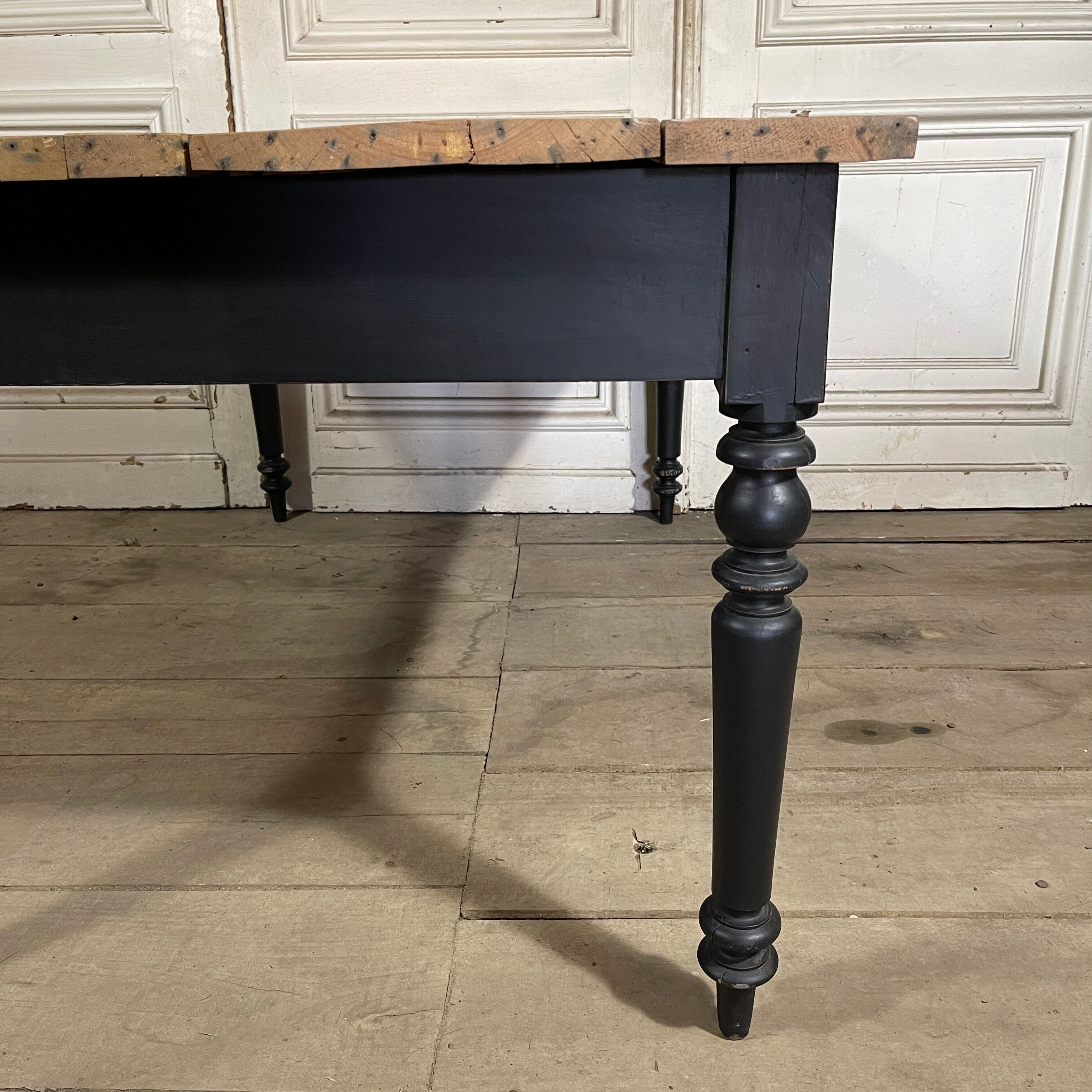 Patinated farmhouse table