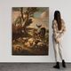18th century Italian painting, pastoral genre scene